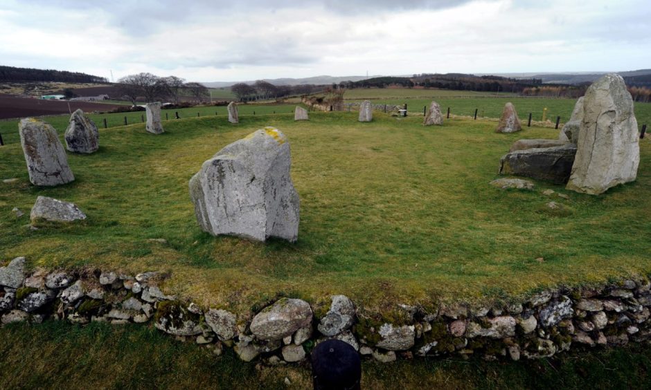 The Easter Aquhorthies Stone Circle, which has been included in our list of top Inverurie attractions. Image: DC Thomson.