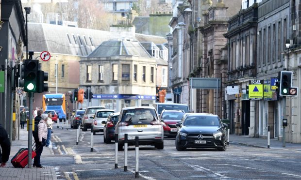 Inverness city centre has had pollutiuon issues. Image Sandy McCook/DC Thomson