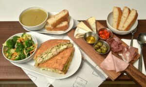 A light lunch for Mediterranean food lovers at Cafe Biagiotti in Beauly.  Image: Sandy McCook/DC Thomson