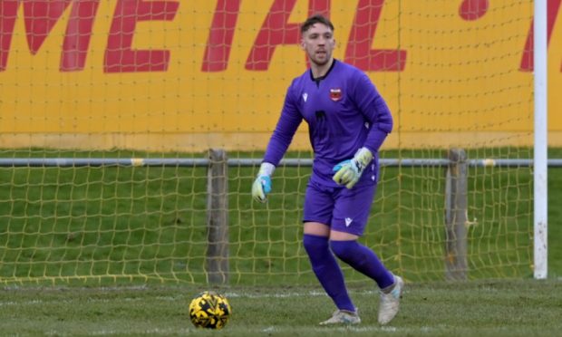 Rothes goalkeeper Sean McCarthy has been back in action recently.