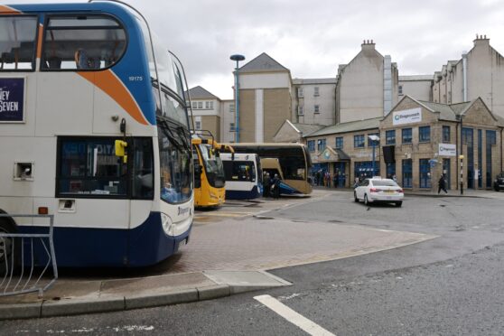 Farraline Park is currently the home of Inverness bus station. Image: Sandy McCook/DC Thomson