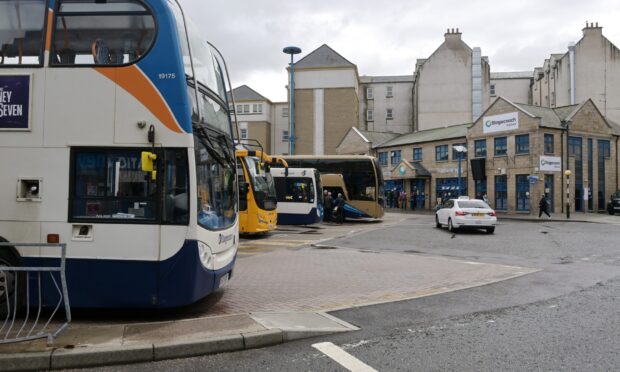 Farraline Park is currently the home of Inverness bus station. Image: Sandy McCook/DC Thomson