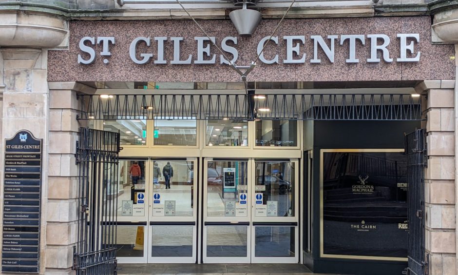 St Giles Centre exterior.