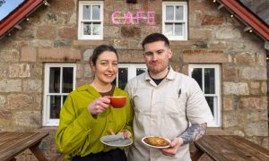 New Potarch Café owners Aimee McPherson and TJ Ludecke. Image: Scott Baxter / DC Thomson.