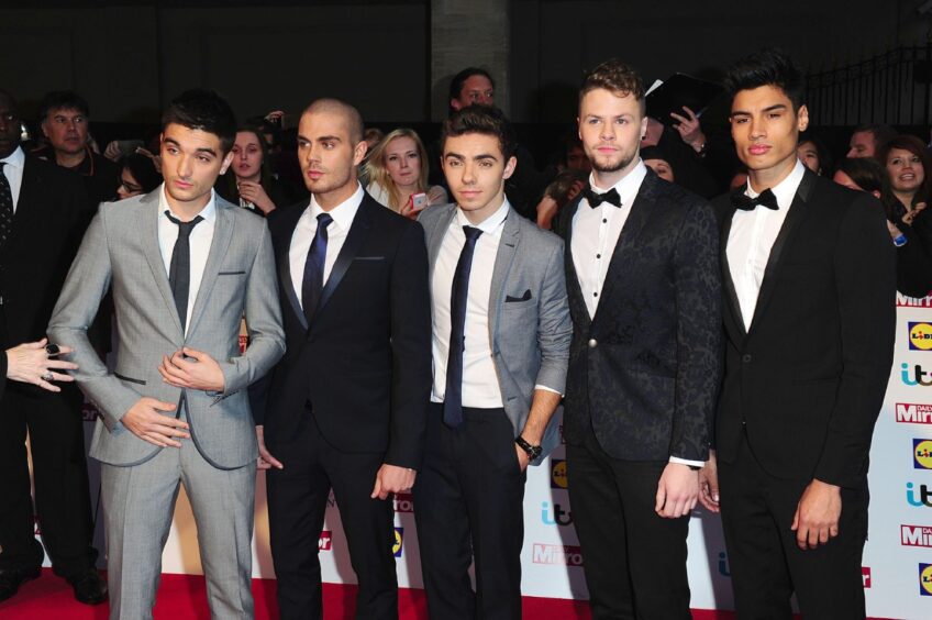  Tom Parker, Max George, Nathan Sykes, Jay McGuinness and Siva Kaneswaran from The Wanted.