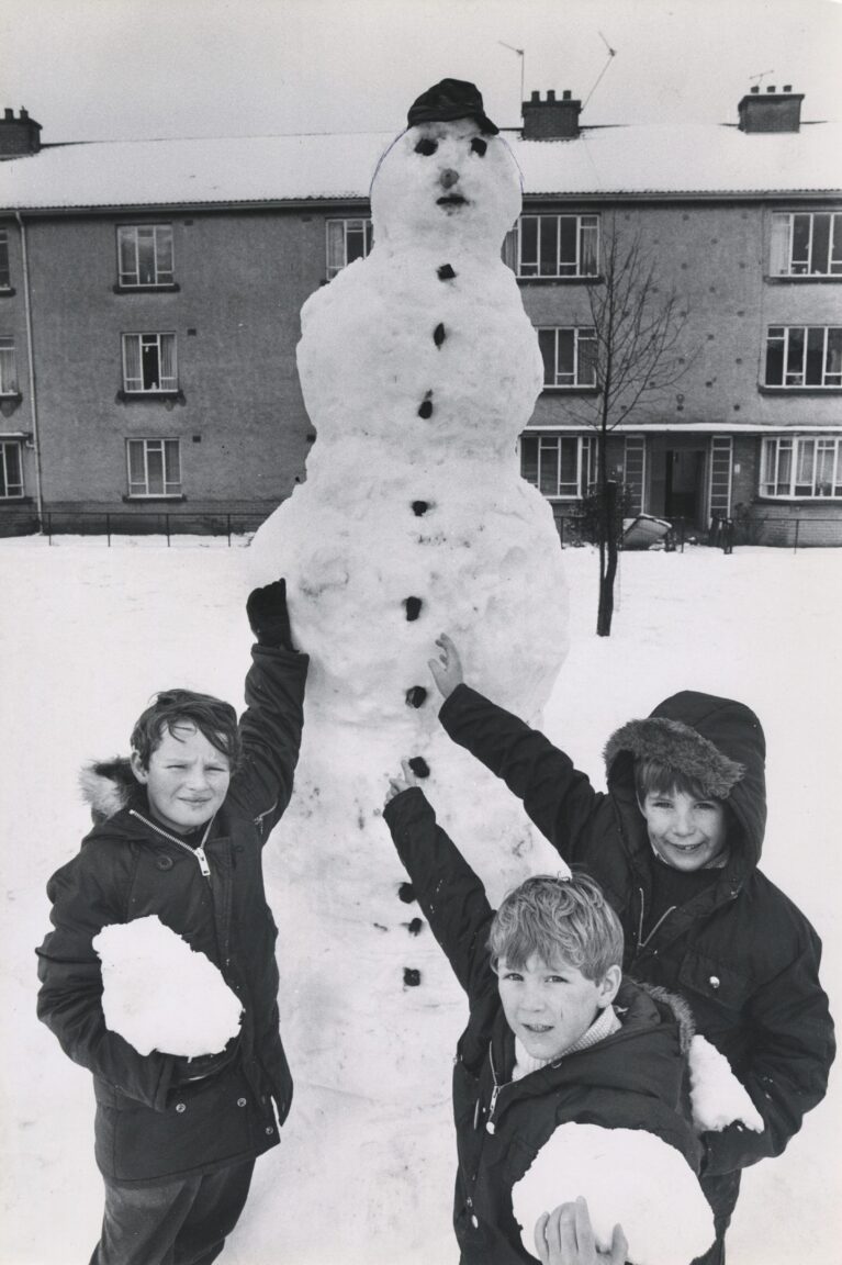 The story behind Aberdeen's famous giant snowman in 1963