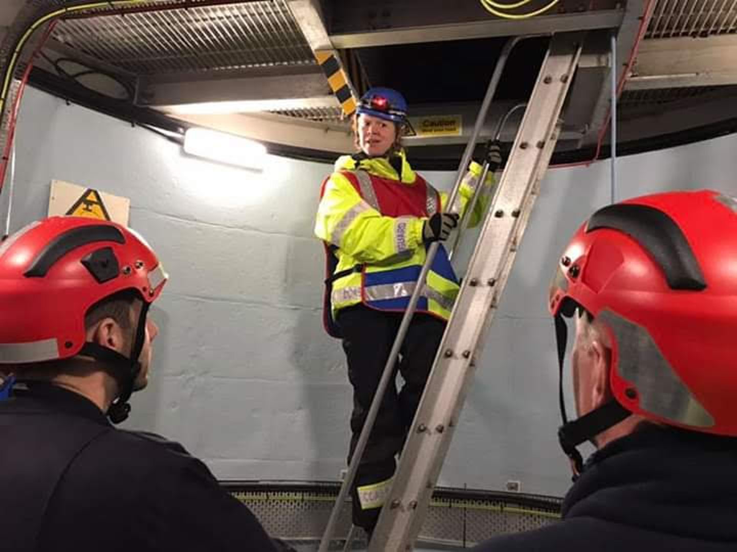 Sue vertical rescue training 