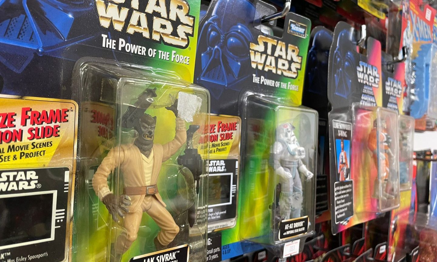 Star Wars toys.