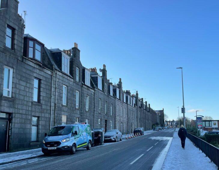 Scottish Water van on Bedford Road 