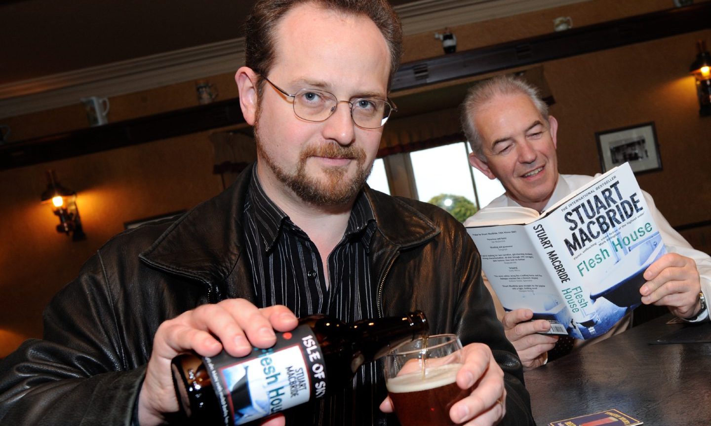 Stuart MacBride and Stuart Singer in 2008