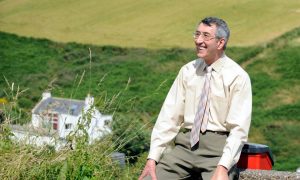 Councillor Carl Nelson, at the top of the cliffs at Newtonhill. Picture by Jim Irvine/DC Thomson.