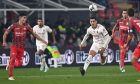 Marko Lazetic, right, in action for AC Milan. Image: Shutterstock.