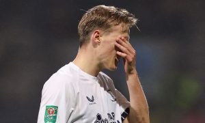 Jeppe Okkels has endured a difficult time in English football with Preston North End. Image: Shutterstock