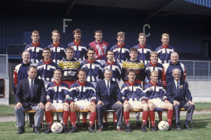 Ross County's squad ahead of the 1994-95 season. 