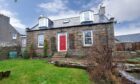 Rose Cottage in Pitmedden - with traditional stonework exterior.