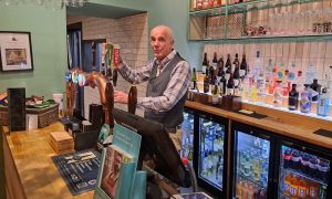 Blackfriars general manager Graham Calley at the bar