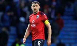 Ross County skipper Connor Randall in action.