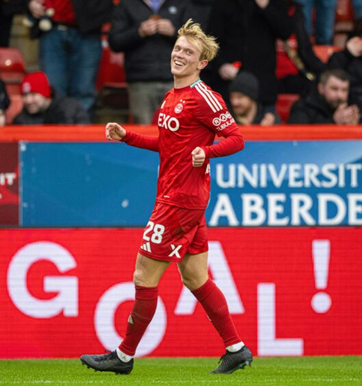 Aberdeen defender Alexander Jensen. Image: SNS