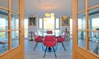 The dining area and fantastic views at 78 Queens Highlands in Aberdeen.