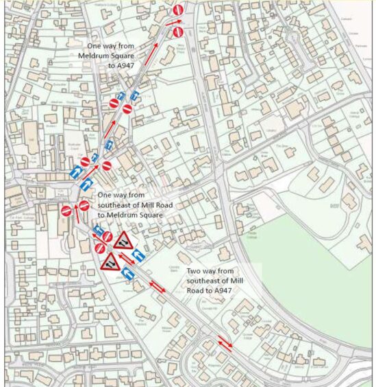 South Road, Oldmeldrum plans.