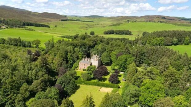 Craig Castle is just a stone's throw from the proposed new quarry near Rhynie. Image: Strutt and Parker.