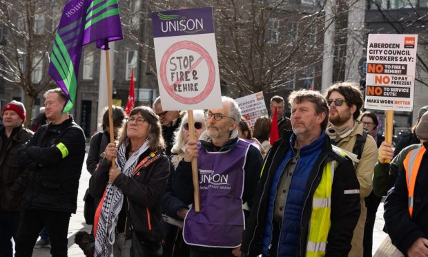 Aberdeen council workers are poised to vote on a possible strike.