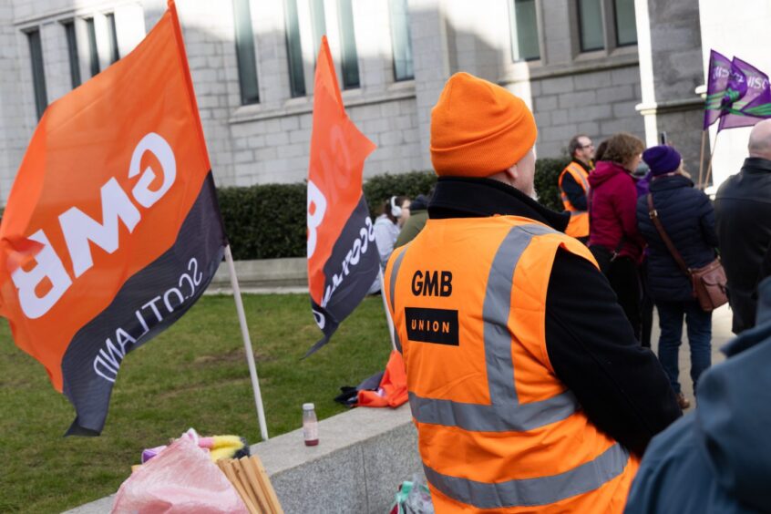 GMB flag and vest