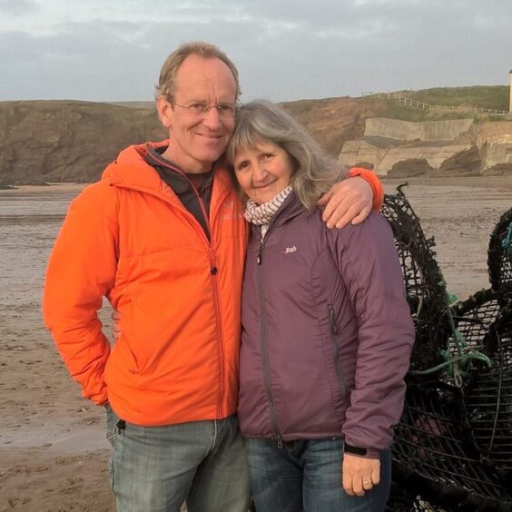 Adrian and Bridgette Trendall on Skye.