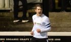 Clachnacuddin's James Anderson celebrates scoring in their win against Huntly. Pictures by Jasperimage.