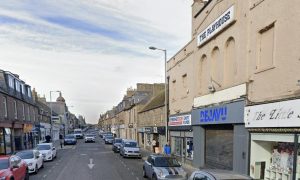 The Deja Vu building on Queen Street in Peterhead town centre.