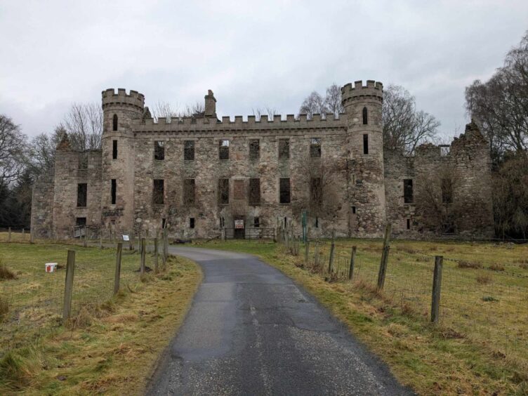 Derelict Bishop's Palace. 