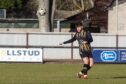 Huntly's new signing Greig McNaughton is preparing to face Clachnacuddin in the Breedon Highland League. Photo courtesy of George Mackie/Still Burning Photography.