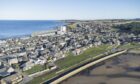 Burghead Parish Church can be seen in a drone picture. Image: Jason Hedges/DC Thomson