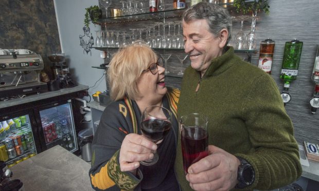 Diane and Ozzy Krasniqi are opening the restaurant this week. Image: Jason Hedges/DC Thomson.