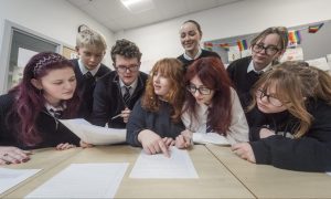 Elgin Academy's debating team first formed three years ago. Image: Jason Hedges/DC Thomson.