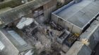 Drone shot of the demolition work. Image: Jason Hedges/DC Thomson