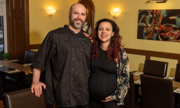 Siesta Tapas owners Oscar Ortega Tajuelo and Natalia Serrano Lopez. Image: Kenny Elrick/DC Thomson