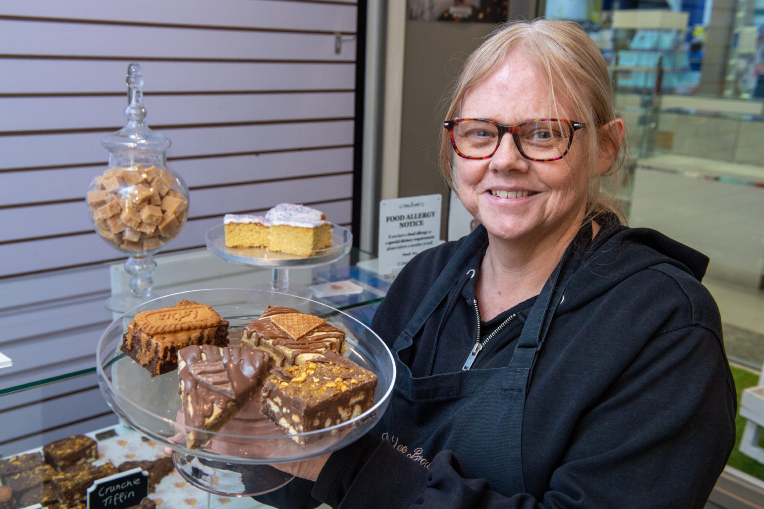 Karen Dalgarno of The Wee Brown Mouse Bakery has moved to the trinity Centre.