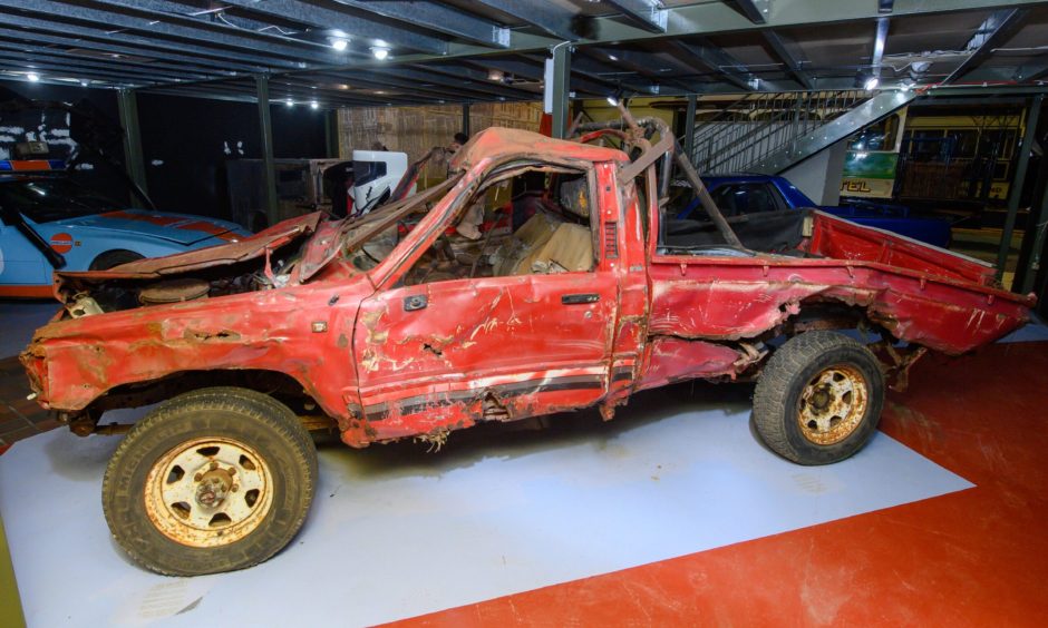 The Toyota Hilux isn't exactly in pristine condition. Image: Kenny Elrick/DC Thomson