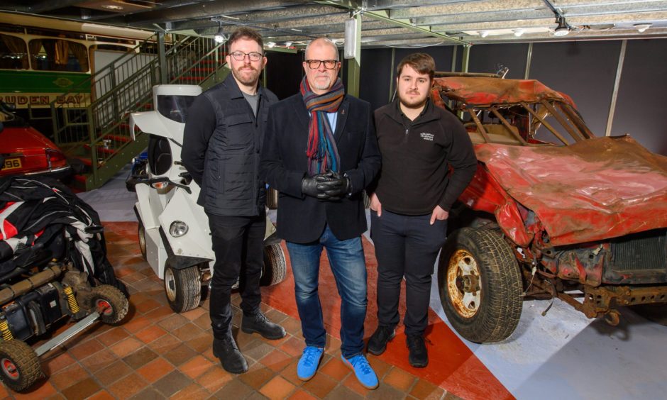 (L-R) Ross McKirdy, Jason Dorey and Nick Webb. Image: Kenny Elrick/DC Thomson