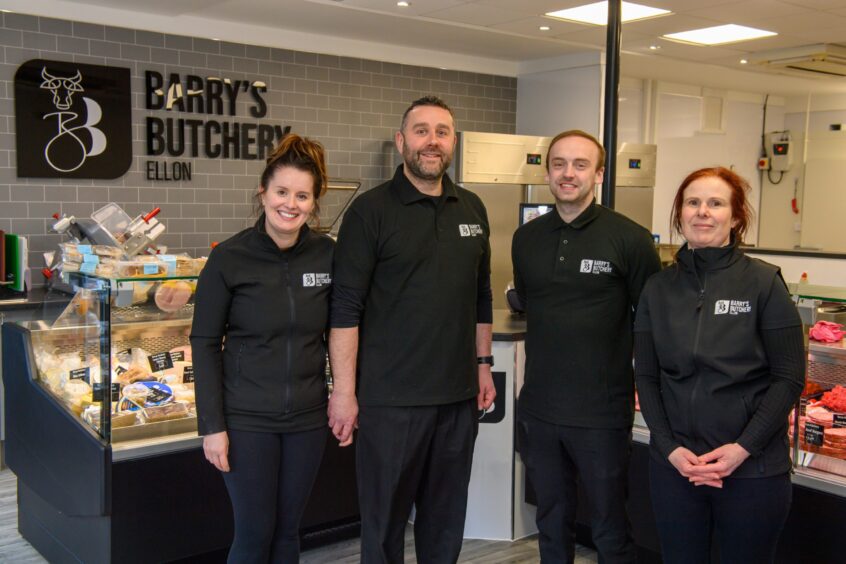 Marie-Ann and Barry Bartlet with team members Harry Stuart and Anne Anderson