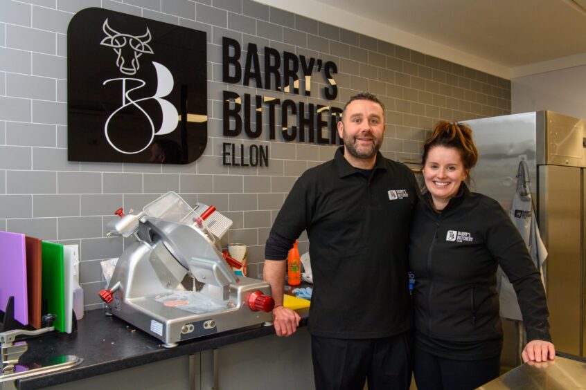 Barry and Marie-Ann Bartlet inside the new shop