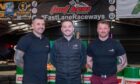 Owners of Fast Lane Indoor Raceways in Bridge of Don. From L-R: Allan Smith, Reis Robertson, Bruce Porter. Image: Kenny Elrick/DC Thomson