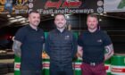 Mr Smith also owns the FastLane go-kart track in Bridge of Don. From L-R: Allan Smith, Reis Robertson, Bruce Porter. Image: Kenny Elrick/DC Thomson