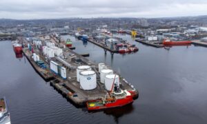 Port of Aberdeen has achieved a record year. Image: Kenny Elrick/DC Thomson 

Drone / DJI / Mini 2