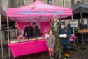 Jullers Pies n' Pieces selling their goods to happy customers. Image: Kath Flannery/DC Thomson