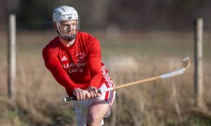 Mark Macdonald in action for Kinlochshiel. Image: Neil Paterson.