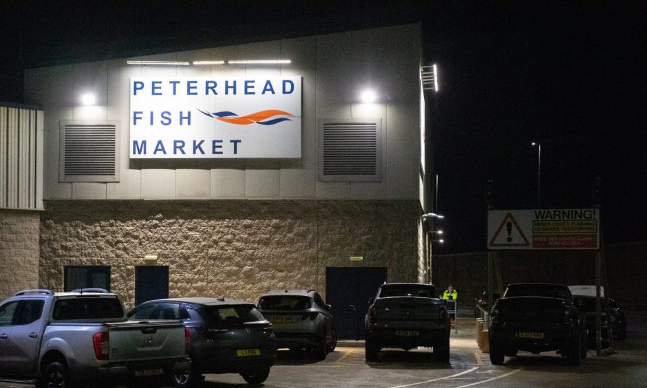 It's always an early start at Peterhead Fish Market. Image: Kami Thomson/DC Thomson