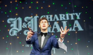 Presenter Ben Hanlin brought the magic to the P&J Live. Image: Kami Thomson/DC Thomson