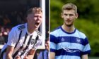 Fraserburgh's Kieran Simpson, left, and Banks o' Dee's Andy Hunter are aiming to reach the semi-final of the R Davidson (Banchory) Highland League Cup.